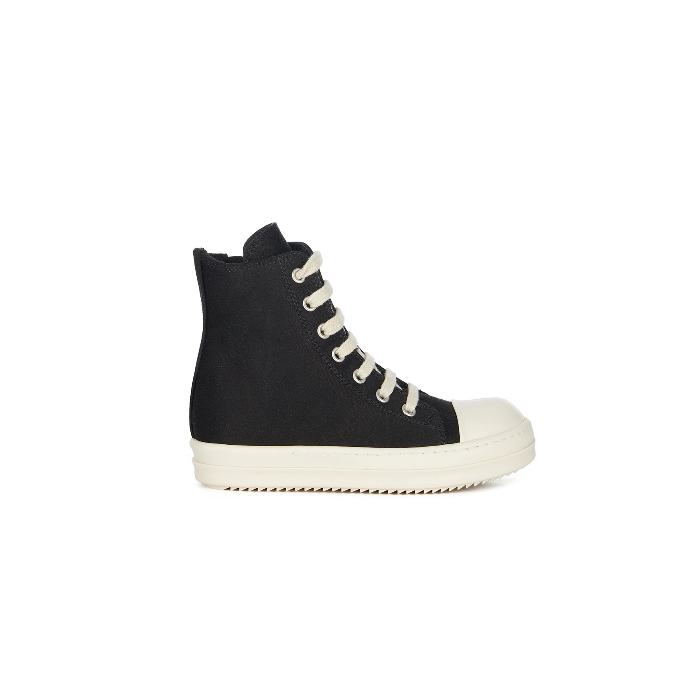 RICK OWENS BABYGEO SNEAKS IN BLACK MILK MILK DOESKIN TO915864